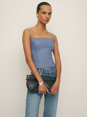 Reformation Overland Linen Top